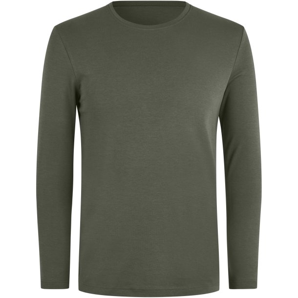 ID 5002 Interlock T-shirt �kologisk l/� Skovgr�n