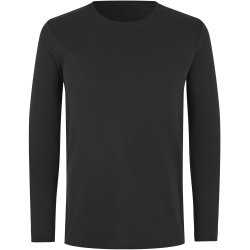 ID 5002 Interlock T-shirt �kologisk l/� Sort