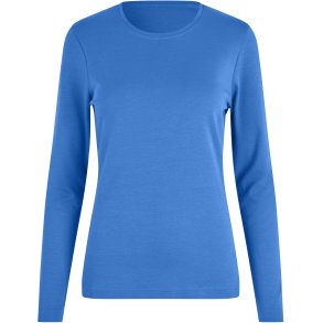 ID 5003 Interlock T-shirt �kologisk l/� dame Azur