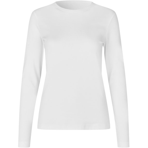 ID 5003 Interlock T-shirt �kologisk l/� dame Hvid
