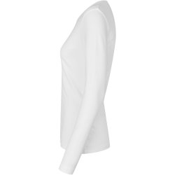 ID 5003 Interlock T-shirt �kologisk l/� dame Hvid