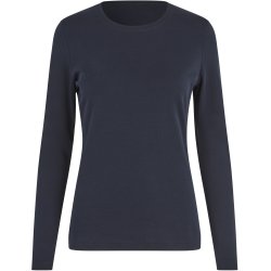 ID 5003 Interlock T-shirt �kologisk l/� dame Navy
