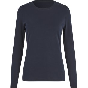 ID 5003 Interlock T-shirt �kologisk l/� dame Navy