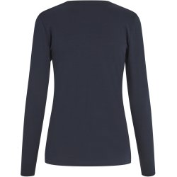 ID 5003 Interlock T-shirt �kologisk l/� dame Navy