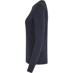 ID 5003 Interlock T-shirt �kologisk l/� dame Navy