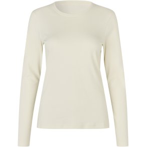 ID 5003 Interlock T-shirt �kologisk l/� dame Off-white
