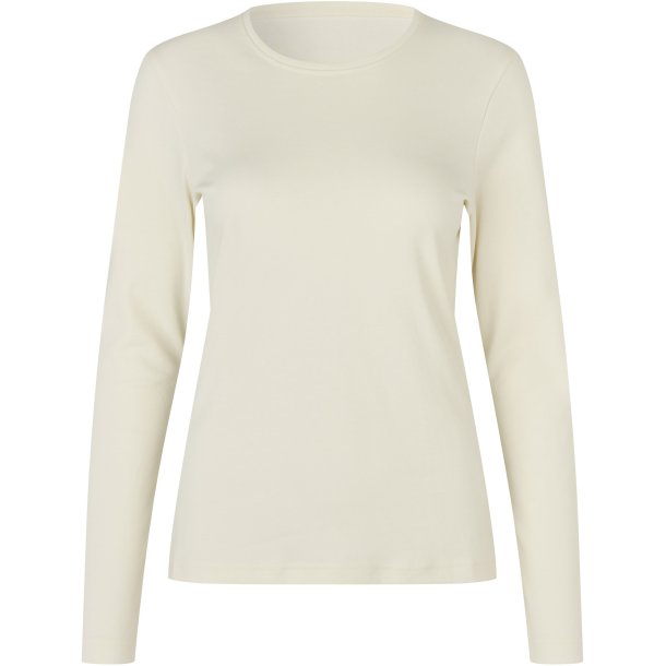 ID 5003 Interlock T-shirt �kologisk l/� dame Off-white