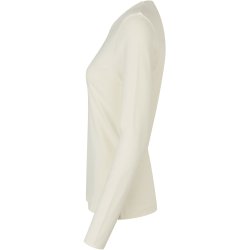 ID 5003 Interlock T-shirt �kologisk l/� dame Off-white