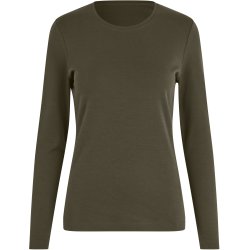 ID 5003 Interlock T-shirt �kologisk l/� dame Oliven