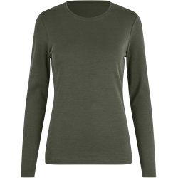 ID 5003 Interlock T-shirt �kologisk l/� dame Skovgr�n