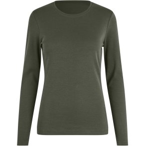 ID 5003 Interlock T-shirt �kologisk l/� dame Skovgr�n