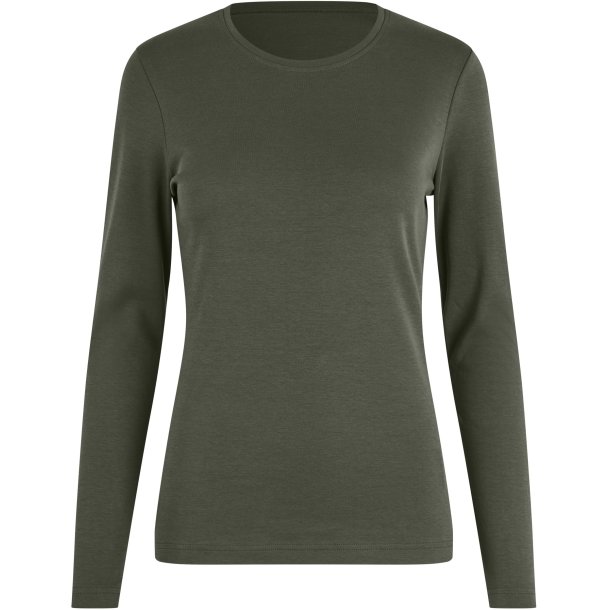 ID 5003 Interlock T-shirt �kologisk l/� dame Skovgr�n