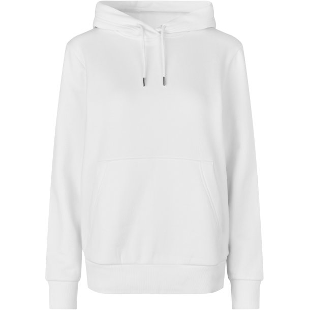 ID 6011 Hoodie �kologisk dame Hvid