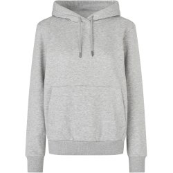 ID 6011 Hoodie �kologisk dame Lys gr� melange