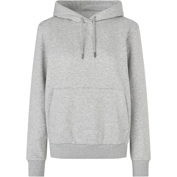 ID 6011 Hoodie �kologisk dame Lys gr� melange