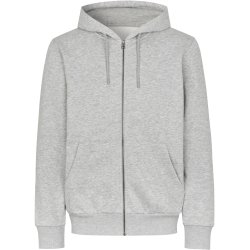 ID 6012 Hoodie �kologisk lynl�s Lys gr� melange