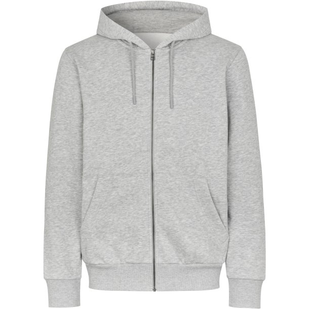 ID 6012 Hoodie �kologisk lynl�s Lys gr� melange