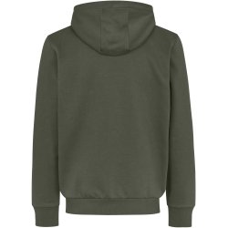 ID 6012 Hoodie �kologisk lynl�s Skovgr�n