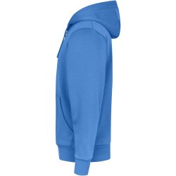 ID 6012 Hoodie �kologisk zip Azur
