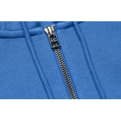 ID 6012 Hoodie �kologisk zip Azur