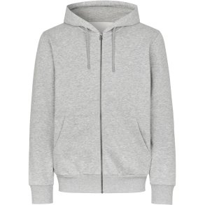 ID 6012 Hoodie �kologisk lynl�s Lys gr� melange
