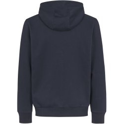 ID 6012 Hoodie �kologisk zip Navy