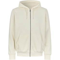 ID 6012 Hoodie �kologisk zip Off-white