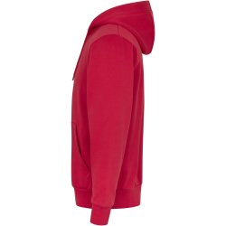 ID 6012 Hoodie �kologisk zip R�d