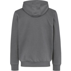 ID 6012 Hoodie �kologisk zip Silver grey