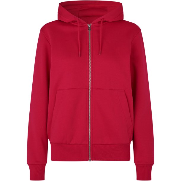 ID 6013 Hoodie �kologisk lynl�s dame R�d