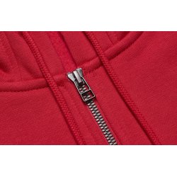 ID 6013 Hoodie �kologisk lynl�s dame R�d