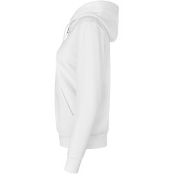 ID 6013 Hoodie �kologisk zip dame Hvid