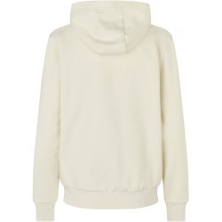 ID 6013 Hoodie �kologisk zip dame Off-white