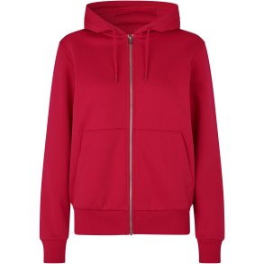 ID 6013 Hoodie �kologisk lynl�s dame R�d