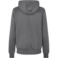 ID 6013 Hoodie �kologisk zip dame Silver grey
