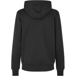 ID 6013 Hoodie �kologisk zip dame Sort