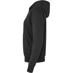 ID 6013 Hoodie �kologisk zip dame Sort