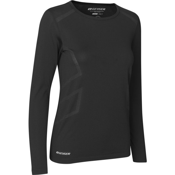 ID G11021 GEYSER long-sleeved T-shirt  seamless  women Sort