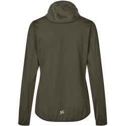 ID G11080 GEYSER stretch hoodie  dame Oliven