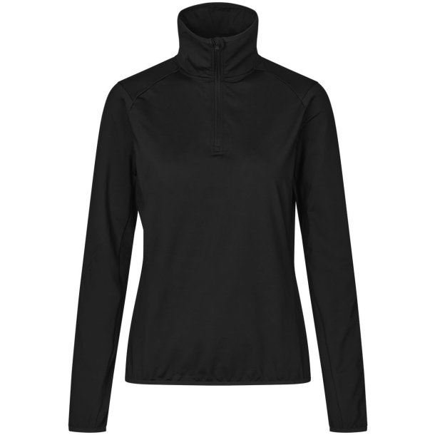 ID G11090 GEYSER stretch trainer 1/4 zip dame Sort