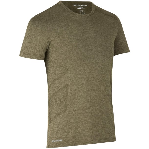 ID G21020 GEYSER T-shirt  seamless Oliven melange