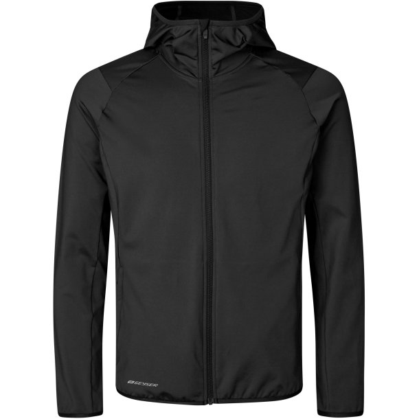 ID G21080 GEYSER stretch hoodie Sort L