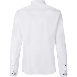 ID S370 SEVEN SEAS Fine Twill Contrast  modern Hvid