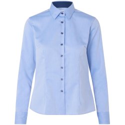 ID S372 SEVEN SEAS Fine Twill Contrast  modern  dame Lys blå