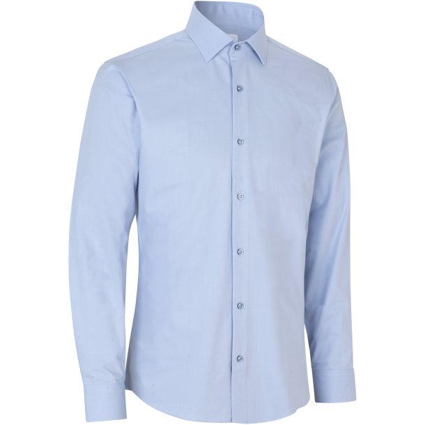 ID S51 SEVEN SEAS Hybrid shirt  slim Lys bl