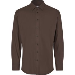 ID S51 SEVEN SEAS Hybrid shirt  slim Mocca