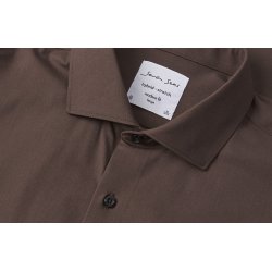 ID S51 SEVEN SEAS Hybrid shirt  slim Mocca