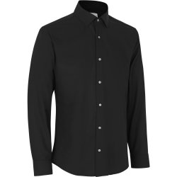 ID S51 SEVEN SEAS Hybrid shirt  slim Sort