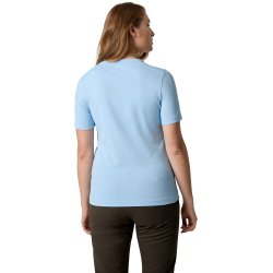 ID S521 SEVEN SEAS T-shirt  organic  dame Lys bl