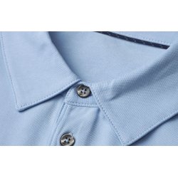 ID S522 SEVEN SEAS Polo shirt  organic Lys bl